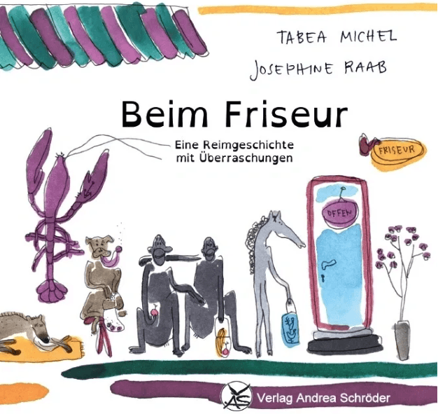 Buchcover Beim Friseur von Tabea Michel und Josephine Raab